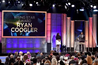 On the Rise - Rising Star Award honoree gave an impressive speech of his rise to fame. (Photo: Alberto Rodriguez/BET/Getty Images for BET)