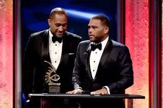 The Year for black-ish - Actor Anthony Anderson gets his TV shine for his hit show 'black-ish' starring Tracee Ellis Ross. (Photo: Alberto Rodriguez/BET/Getty Images for BET)