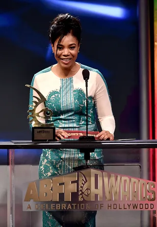 A Family Affair - It's wonderful to see everyone get together to celebrate on another. And Regina Hall does a beautiful job celebrating her fellow actors/actresses. (Photo by Alberto Rodriguez/BET/Getty Images for BET)