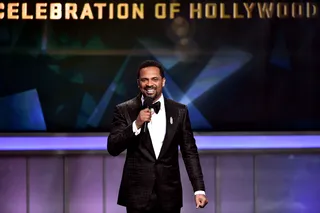 Welcome to A Celebration of Hollywood - Host Mike Epps introduces a lot of great actors in TV and film. The laughs keep rolling and shout outs keep coming. (Photo: Alberto Rodriguez/BET/Getty Images for BET)