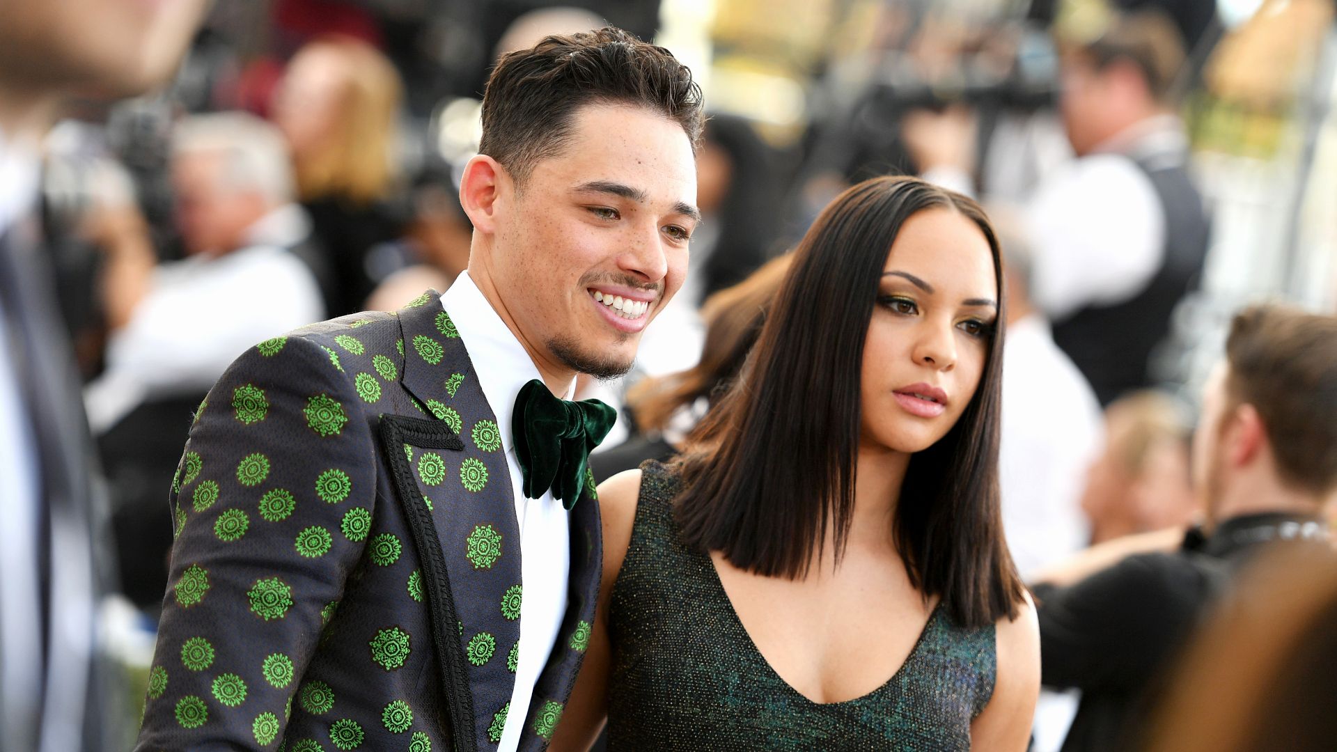 Anthony Ramos (L) and Jasmine Cephas Jones attend the 25th Annual Screen Actors Guild Awards at The Shrine Auditorium on January 27, 2019 in Los Angeles, California. 480543
