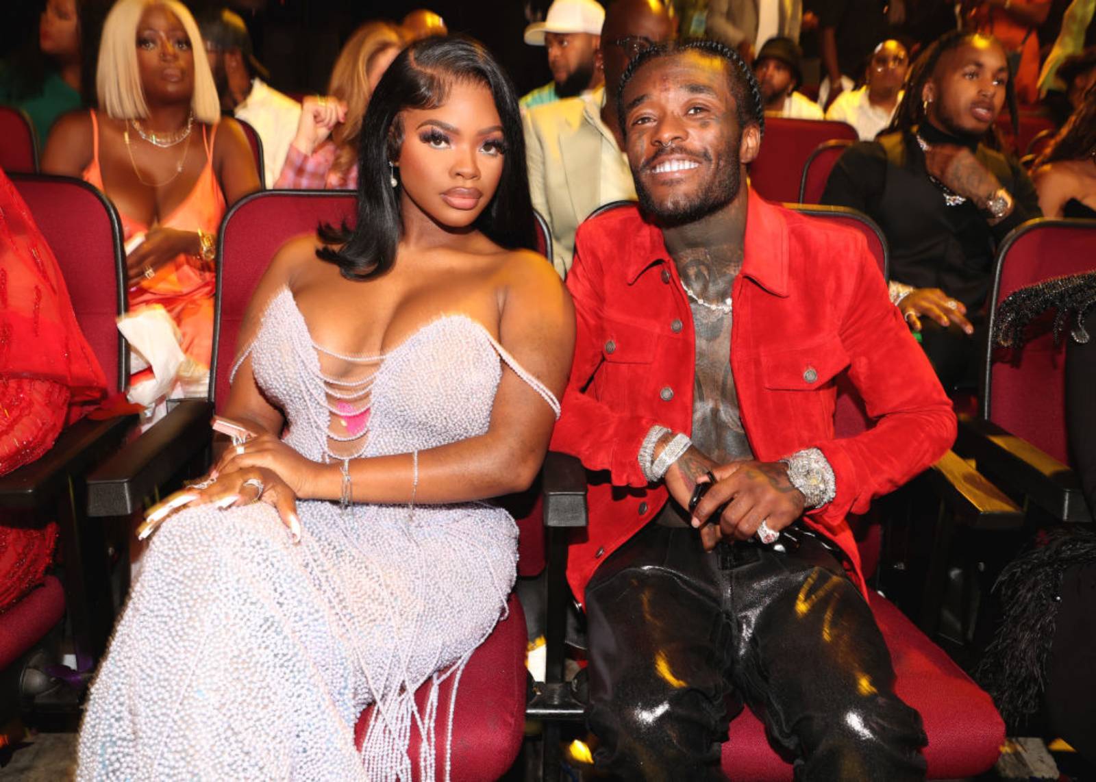 JT of City Girls and Lil Uzi Vert at the 2022 BET Awards held at the Microsoft Theater on June 26, 2022 in Los Angeles, California. (Photo by Chris Polk/Variety/Penske Media via Getty Images)