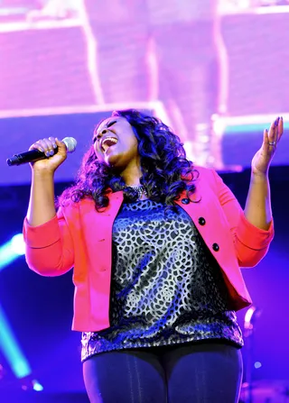 High Notes - Candice Glover belted out notes with control and ease!(Photo: Earl Gibson/BET/Getty Images for BET)