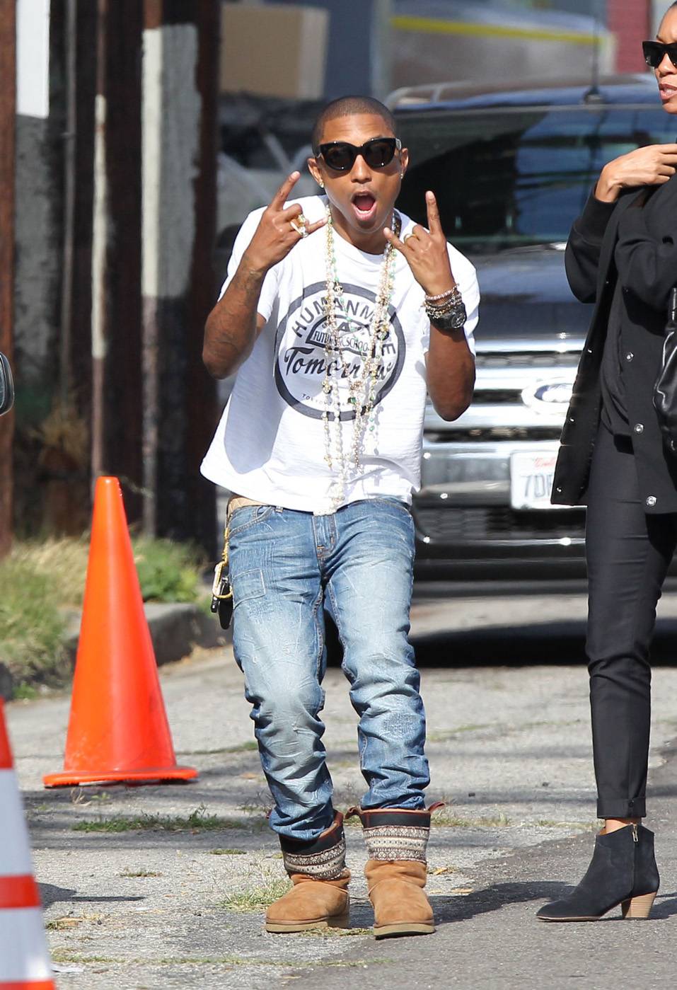 Pharrell Williams Films Saturday Night Live Los Angeles