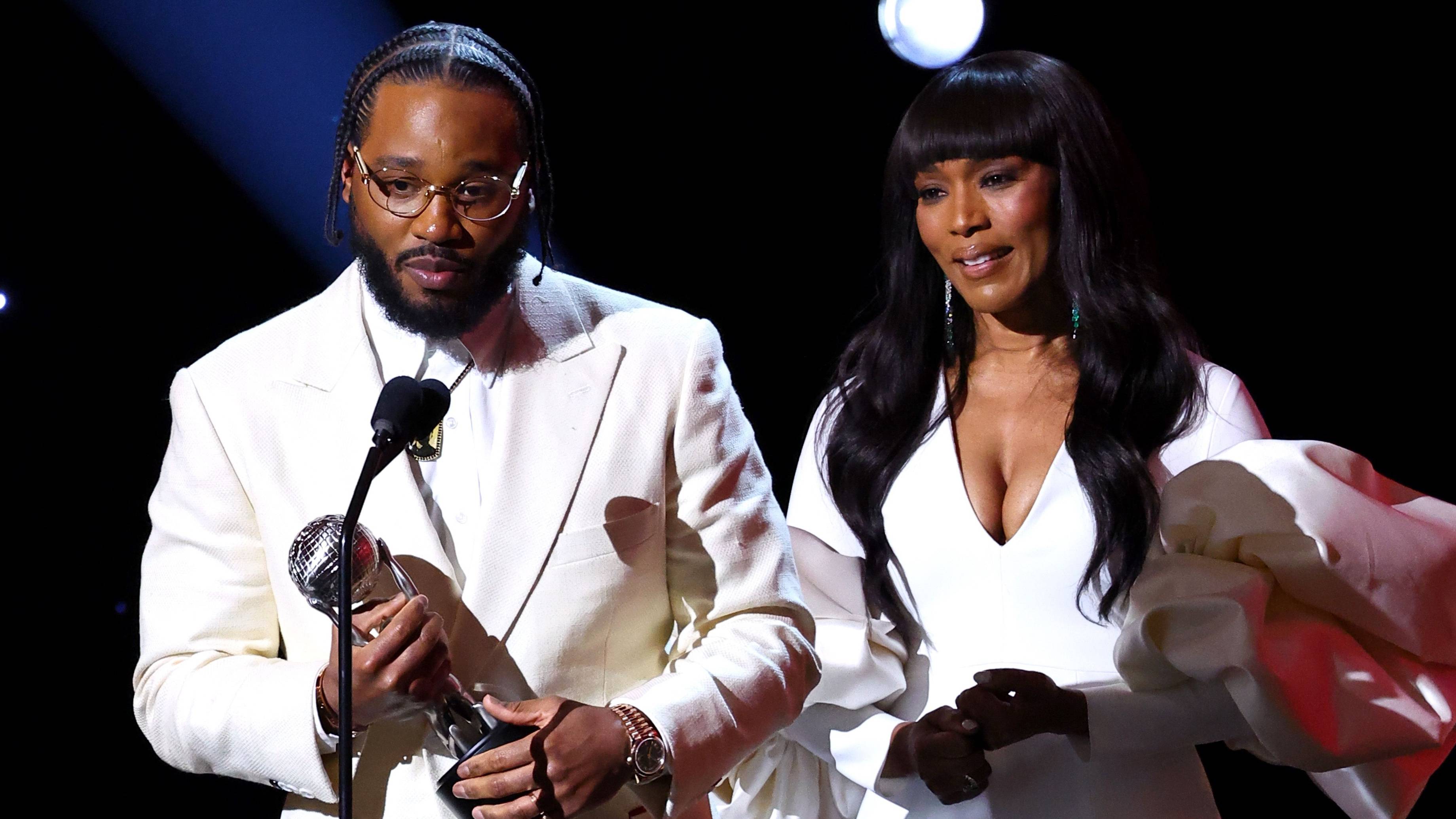 Ryan Coogler and Angela Bassett