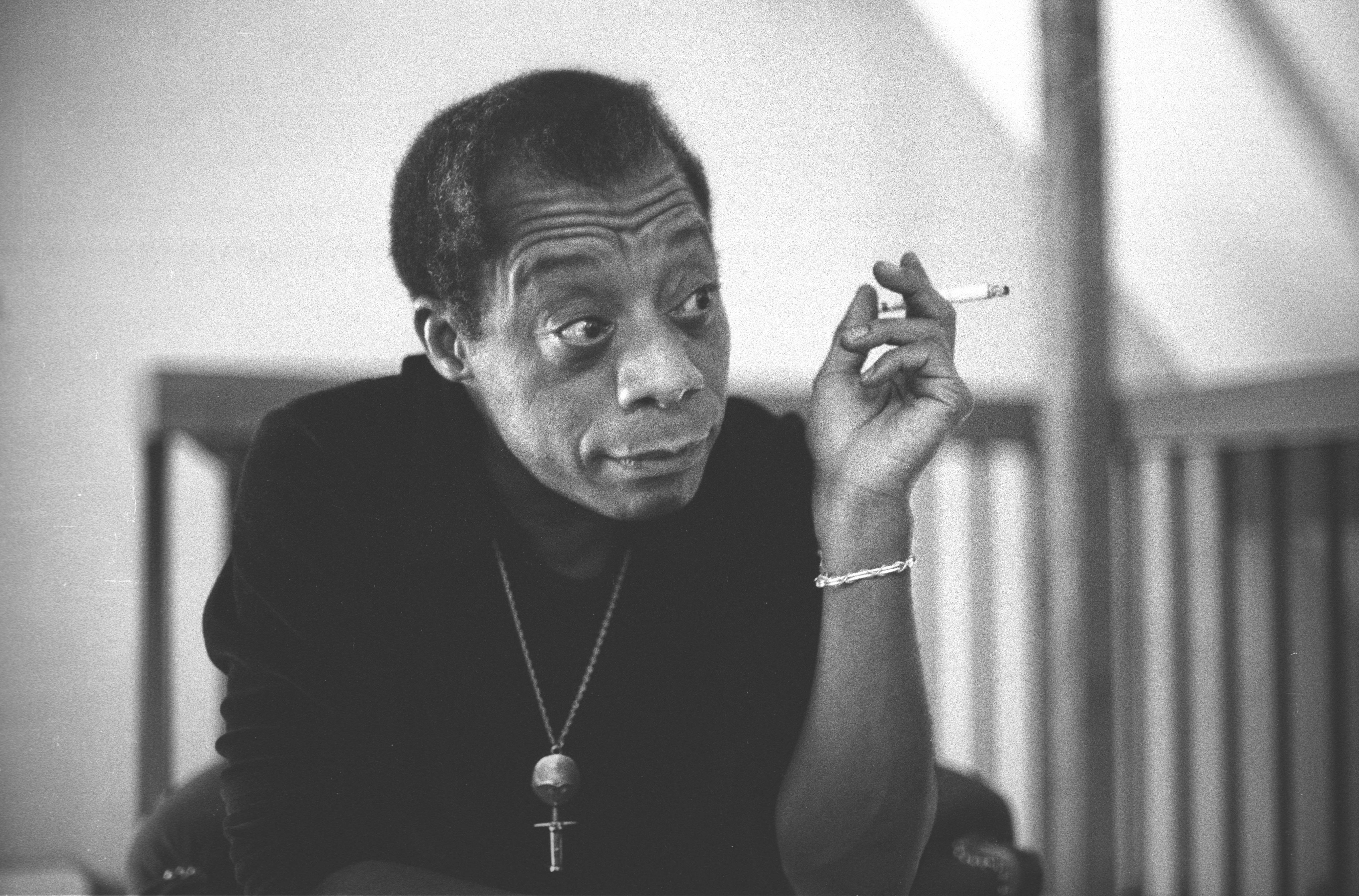 American Writer James Baldwin in Paris. (Photo by Sophie Bassouls/Sygma via Getty Images)