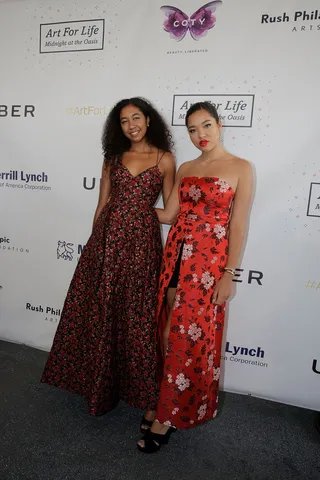 The Simmons Sisters - Ming Lee Simmons &amp; Aoki Lee Simmons&nbsp; (Photo: Shareif Ziyadat/FilmMagic)