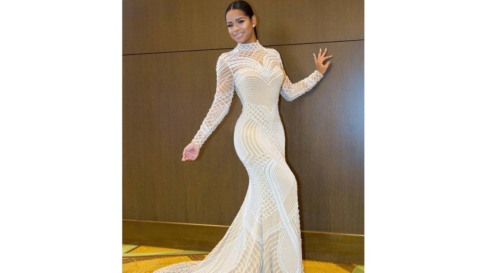 taina williams prom dress Jovani - Taina Williams setting prom goals in this jaw-dropping Jovani prom  dress! #37545