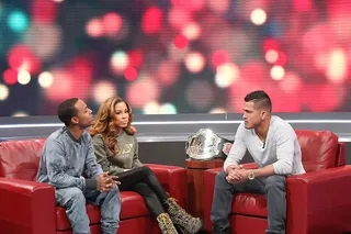 Sitting With a Winner - (Photo: Bennett Raglin/BET/Getty Images for BET)