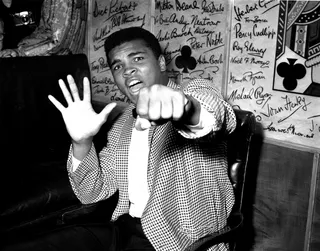 The Boxing Icon Had The Gift of Gab - The world lost an American hero today.&nbsp;Muhammad Ali was arguably the world's most popular and revered athlete of all time. He also might have been the best orator the sports world has ever seen. Hey, they called him the Louisville Lip for a reason. BET.com remembers the best quotes from Ali, each showcasing a different facet of the boxing champion and man's beliefs, values and flat out way with words. "Float Like a Butterfly, Sting Like A Bee" and "I Shook Up The World...Rumble Young Man Rumble" were just a sampling of his most well-known soundbites. Don't you forget...he is THE GREATEST! Then, now and perhaps that ever will be.(Photo: Kent Gavin/Keystone/Getty Images)