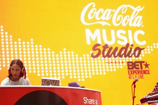 DJ Bova Means Business&nbsp; - DJ Bova&nbsp;plays no games on her ones and twos. She is focused with a capital "F."(Photo: Tommaso Boddi/BET/Getty Images for BET)