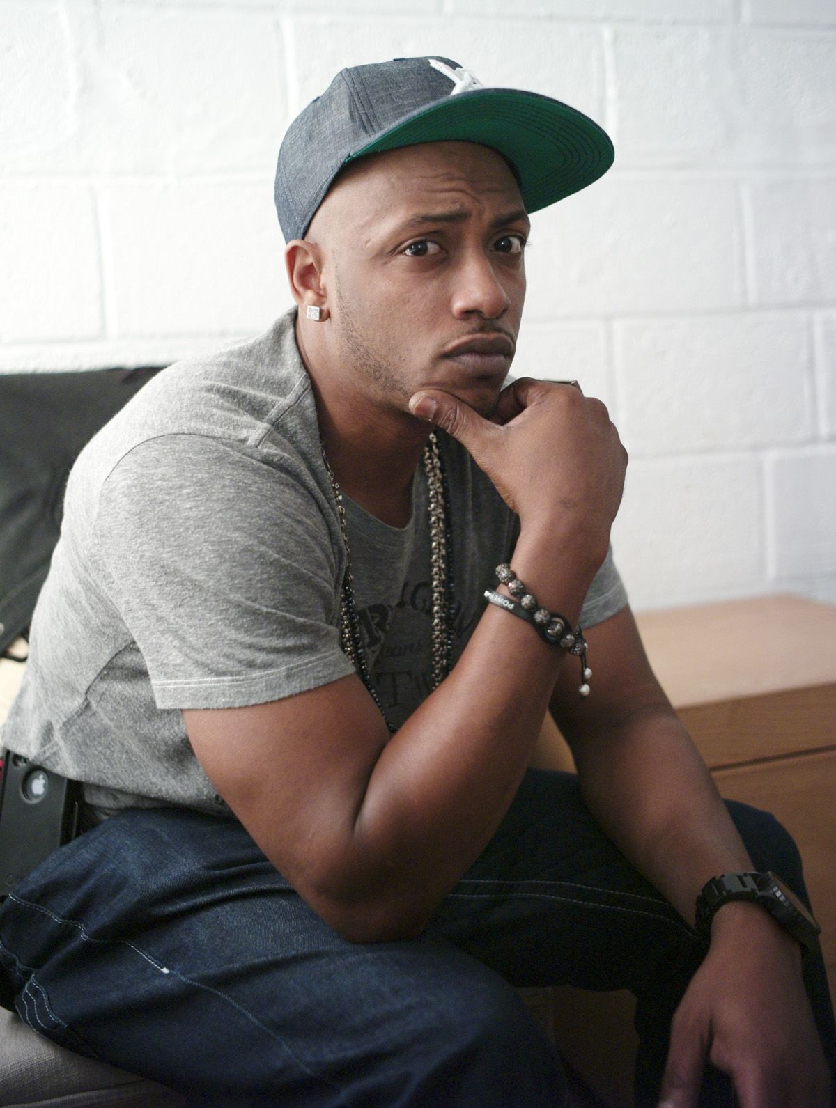 Coolin - Mystikal in the green room at 106 &amp; Park, March 12, 2012. (Photo: John Ricard / BET)