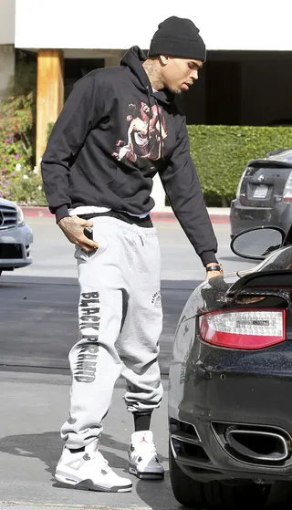 Chris brown sweatpants online