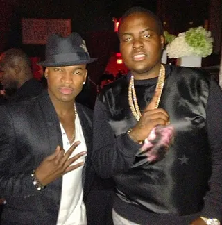 Sean Kingston @seankingston - Sean Kingston and Ne-Yo caught up with one another at the Gig-It launch party in NYC. (Photo: Sean Kingston via Instagram)