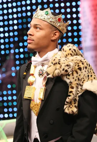 Prince Akeem - Host Bow Wow dresses as Eddie Murphy's Coming to America character for Halloween. (Photo: Bennett Raglin/BET/Getty Images for BET)