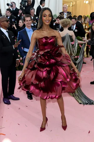 Jourdan Dunn in&nbsp;Zac Posen - (Photo: Karwai Tang/WireImage)&nbsp;