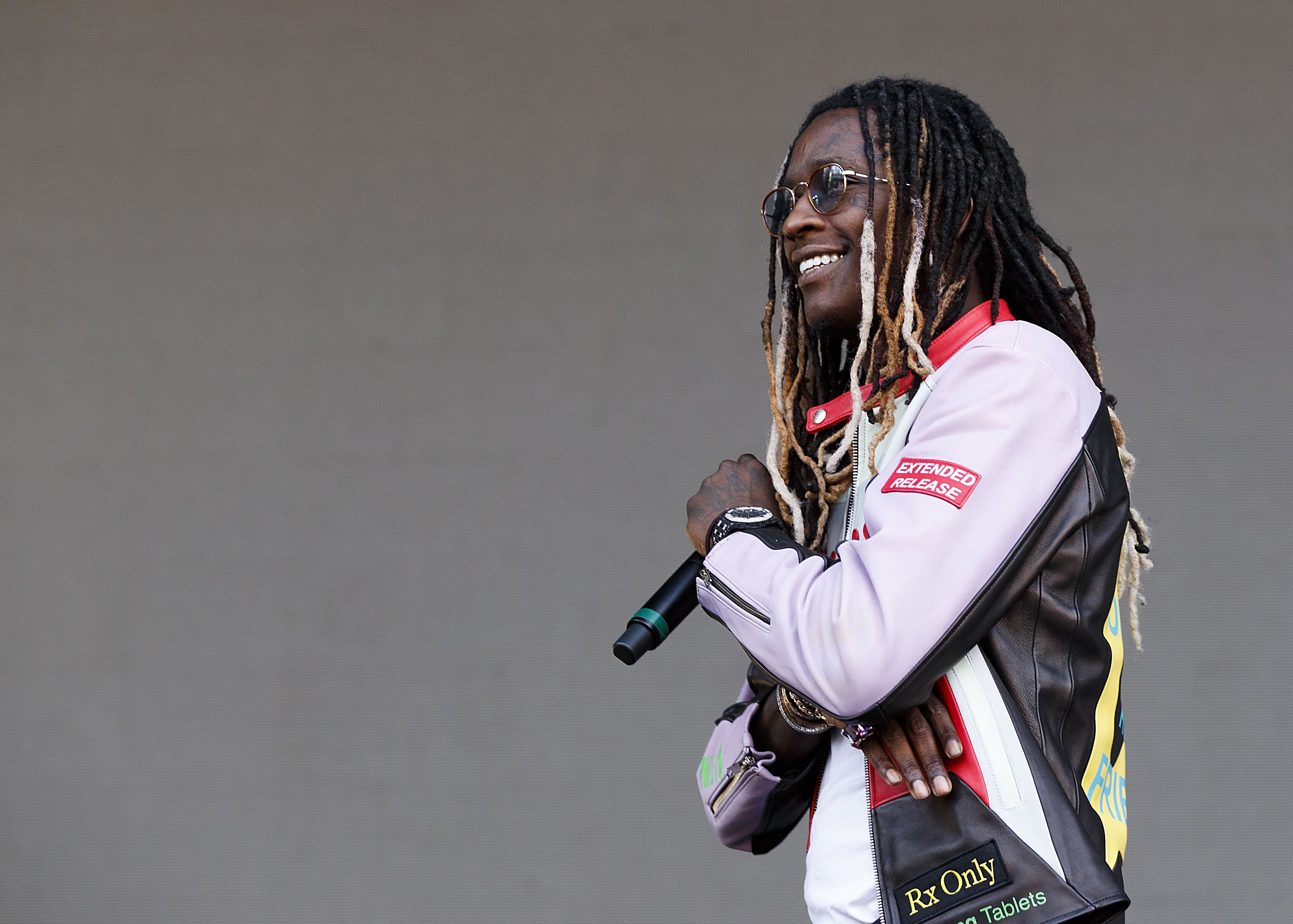 VANCOUVER, BRITISH COLUMBIA - JUNE 16: Rapper Young Thug performs onstage during Breakout Festival 2019 at PNE Amphitheatre on June 16, 2019 in Vancouver, Canada. (Photo by Andrew Chin/Getty Images)