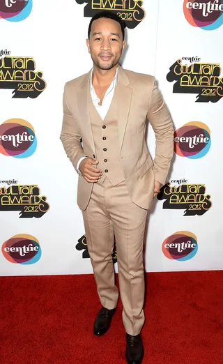John Legend - The perfect stubble added a ravishing vibe to John Legend's impeccably neat look.(Photo: Earl Gibson III/Getty Images for Centric)