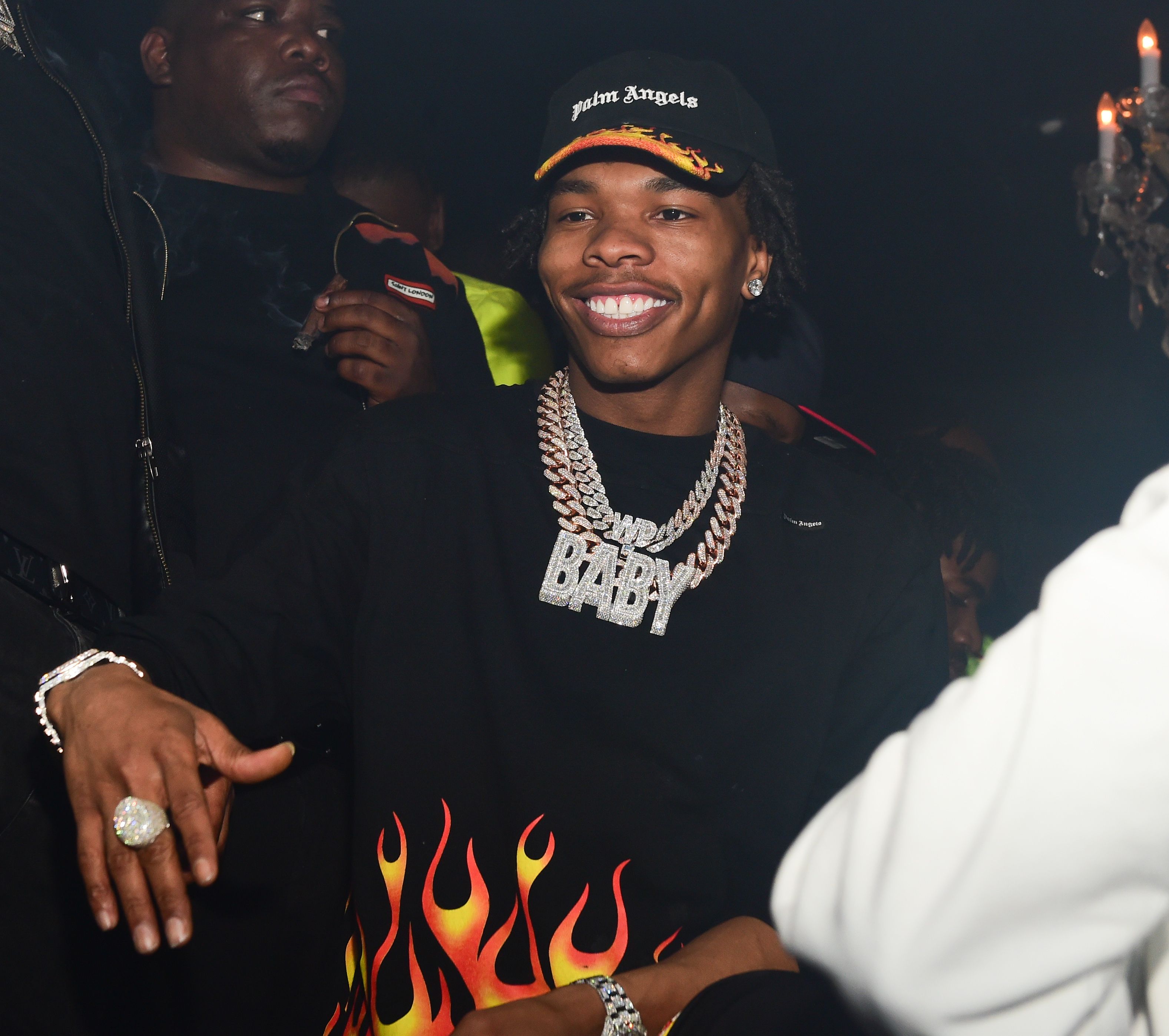 ATLANTA, GA - FEBRUARY 29: Rapper lil Baby attends Lil Baby Album Release Party for "My Turn" at Compound on February 29, 2020 in Atlanta, Georgia.(Photo by Prince Williams/Wireimage)