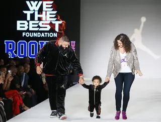 Designer Swag - Asahd Khaled walks the runway in his own designer Jordan collection (Photo: Courtesy of Michael Tran/Getty Images)&nbsp; &nbsp;&nbsp;