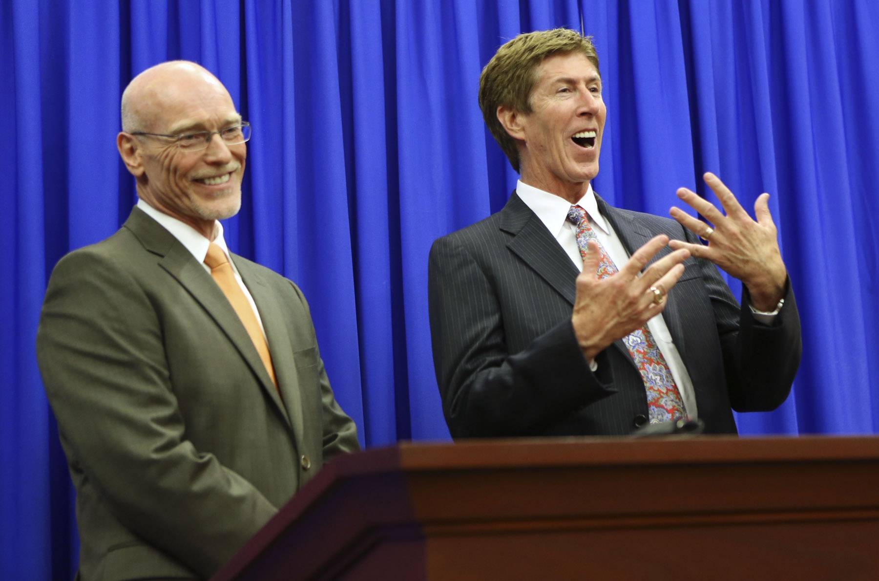 Defense Says State Could Never Prove Zimmerman Guilty - Defense attorney Mark O'Mara said the media turned Zimmerman into a monster and that the state "charged him with a crime they could never, ever prove." Don West added that it was a shame "that it took this long under these circumstances to finally get justice." (Photo: Gary W. Green-Pool/Getty Images)