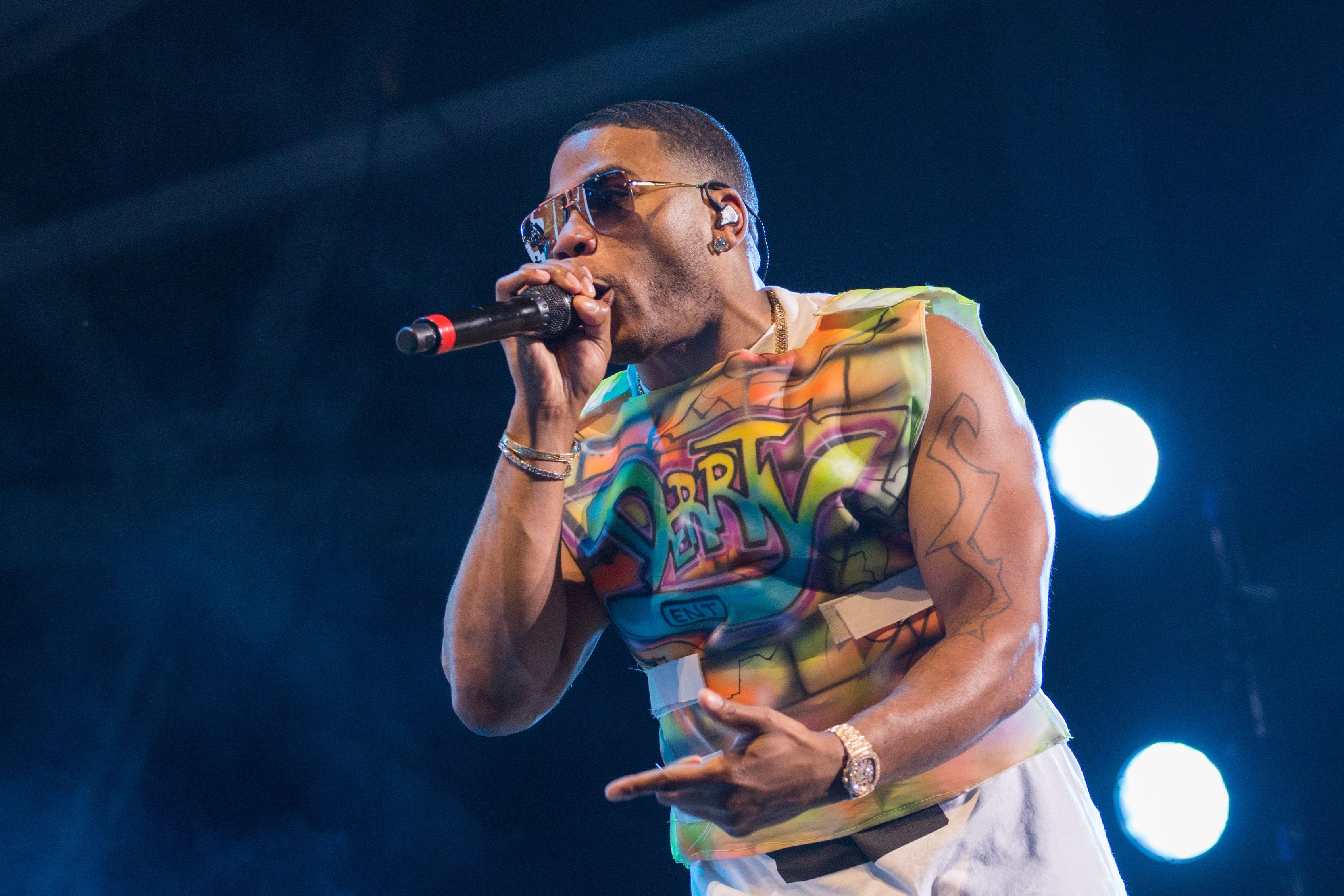 AUSTIN, TEXAS - AUGUST 22: Rapper Nelly performs in concert at Austin360 Amphitheater on August 22, 2019 in Austin, Texas. (Photo by Rick Kern/Getty Images)