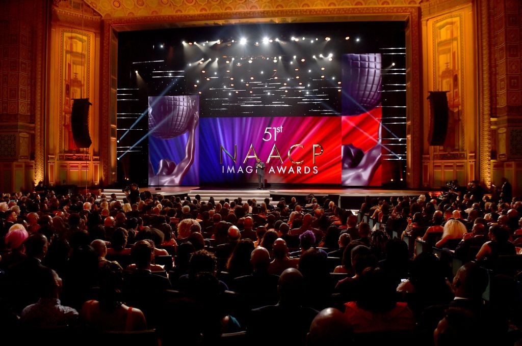 PASADENA, CALIFORNIA - FEBRUARY 22: Anthony Anderson speaks onstage during the 51st NAACP Image Awards, Presented by BET, at Pasadena Civic Auditorium on February 22, 2020 in Pasadena, California. (Photo by Aaron J. Thornton/Getty Images for BET)