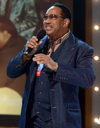 Dr. Bobby Jones - Dr. Bobby Jones practices his monologue that will precede the tribute to James Cleveland.(Photo: Kevin Winter/Getty Images for BET)