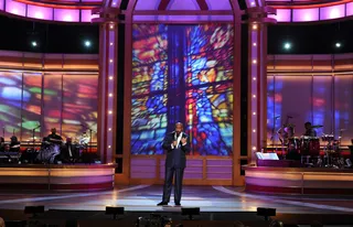 Harvey's Testimony - Host Steve Harvey reflects on his past in his testimony and how prayer propelled him to navigate around and through life's challenges. Watch the funnyman's introspective moment on April 7 at 8/7C.(Photo: Kevin Winter/Getty Images for BET)