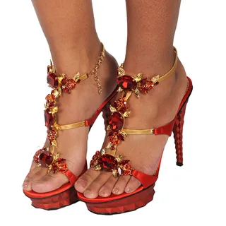 Je'Taime Shoes - These ruby red beauties would make even Dorothy from The Wizard of Oz envious. &nbsp;(Photo: Brad Barket/Getty Images for BET)