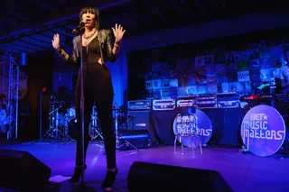 Hurricane BK - Roc Nation's princess Bridget Kelly put on a memorable performance that would surely make bossman Jay-Z proud. The "Thinking About Forever" singer performed a slew of new material along with the fan favorite "Special Delivery." (Photo: Daniel Boczarski/Getty Images for BET)