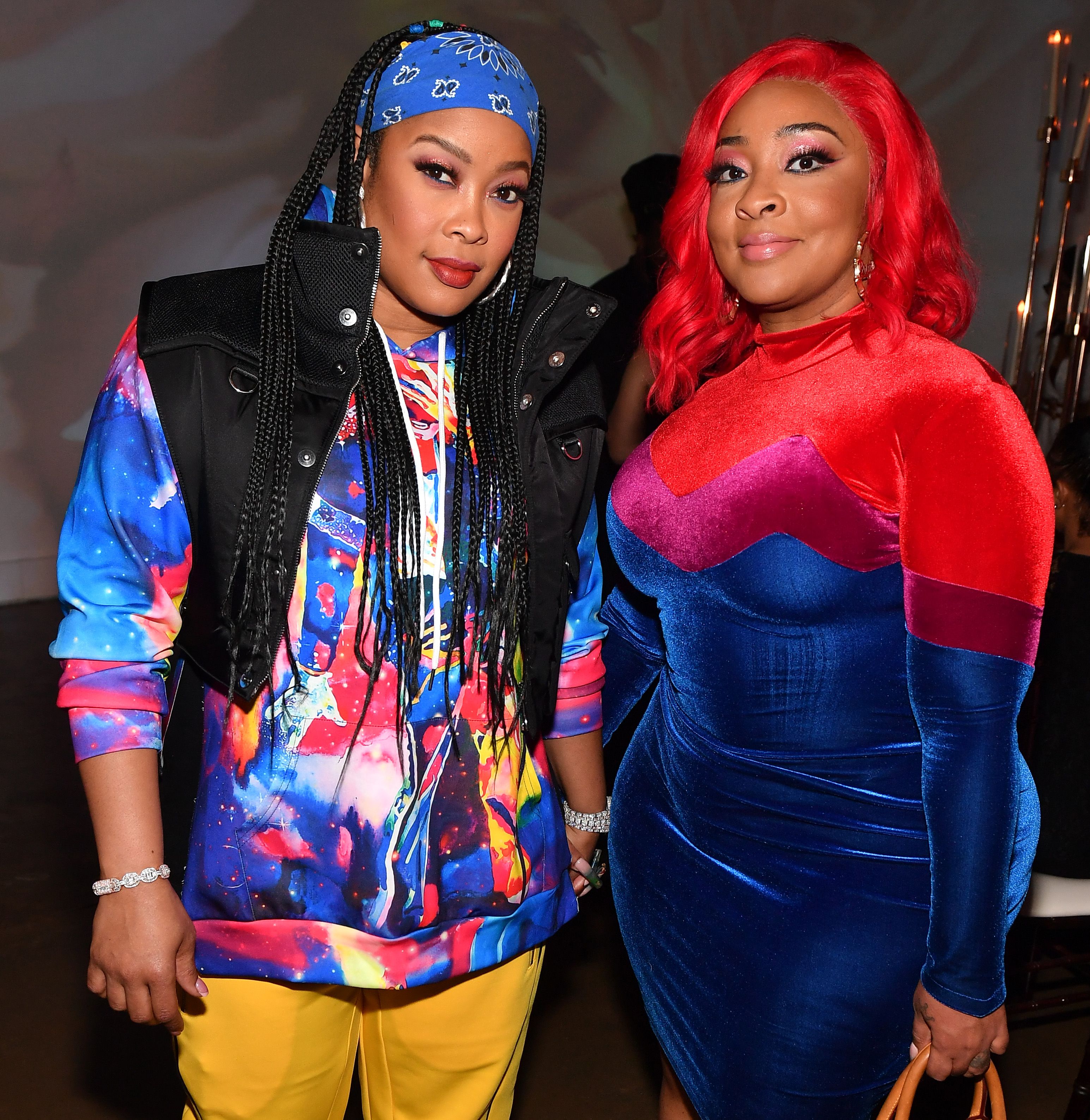 ATLANTA, GEORGIA - APRIL 08:  Rapper DaBrat and Jessica Dupart attend Dej Loaf Private 30th Birthday Dinner Party at The West Venue on April 08, 2021 in Atlanta, Georgia. (Photo by Paras Griffin/Getty Images)