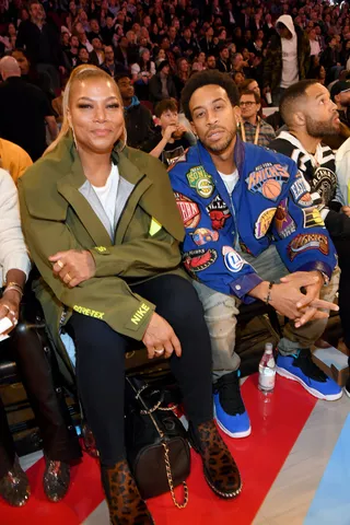 FEB 15:&nbsp;Queen Latifah and Ludacris&nbsp; - Queen Latifah and Ludacris at the 2020 State Farm All-Star Saturday Night. (Photo: Kevin Mazur/Getty Images)