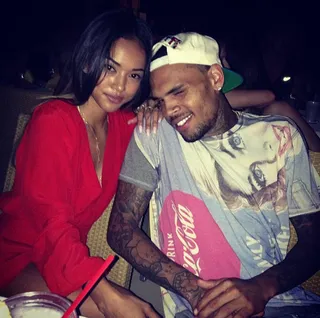 Karrueche Tran&nbsp;@karrueche - Are these two back on? Karrueche cozies up to her on-again-off-again beau Chris Brown.&nbsp;(Photo: Instagram via Karrueche)