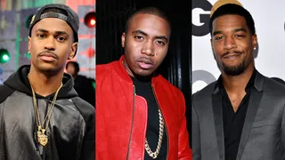 "First Chain"&nbsp; featuring Nas and Kid Cudi - Student and teacher collide as Big Sean remembers the inspiration he drew from seeing Nas rocking his first chain to later going through his own "Chaining Day" with Kanye West. The Illmatic rapper himself then blesses the '90s influenced track followed by Kid Cudi.(Photos from left: John Ricard / BET, Shareif Ziyadat/FilmMagic, Alberto E. Rodriguez/Getty Images)