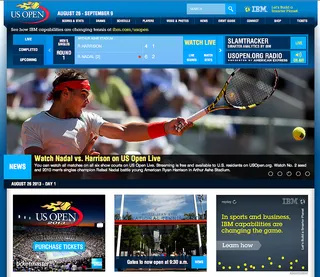 2.8 Million - Hours of the US Open that were live-streamed on USOpen.org during the last year's tournament.&nbsp;(Photo: USOpen.org)