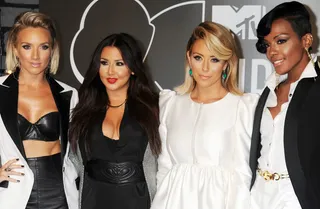 Danity Kane - We were smitten when we saw Danity Kane make an appearance at the awards. The quartet’s hair and makeup had us do a double take: These gals look good.   (Photo:&nbsp;UPI/Dennis Van Tine /LANDOV)