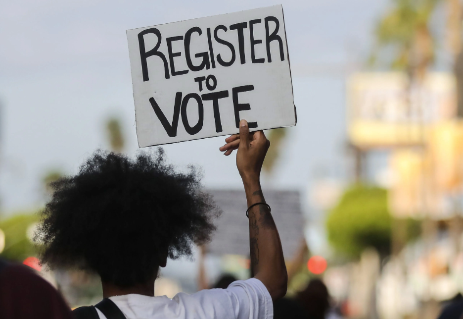 Register to Vote Sign 