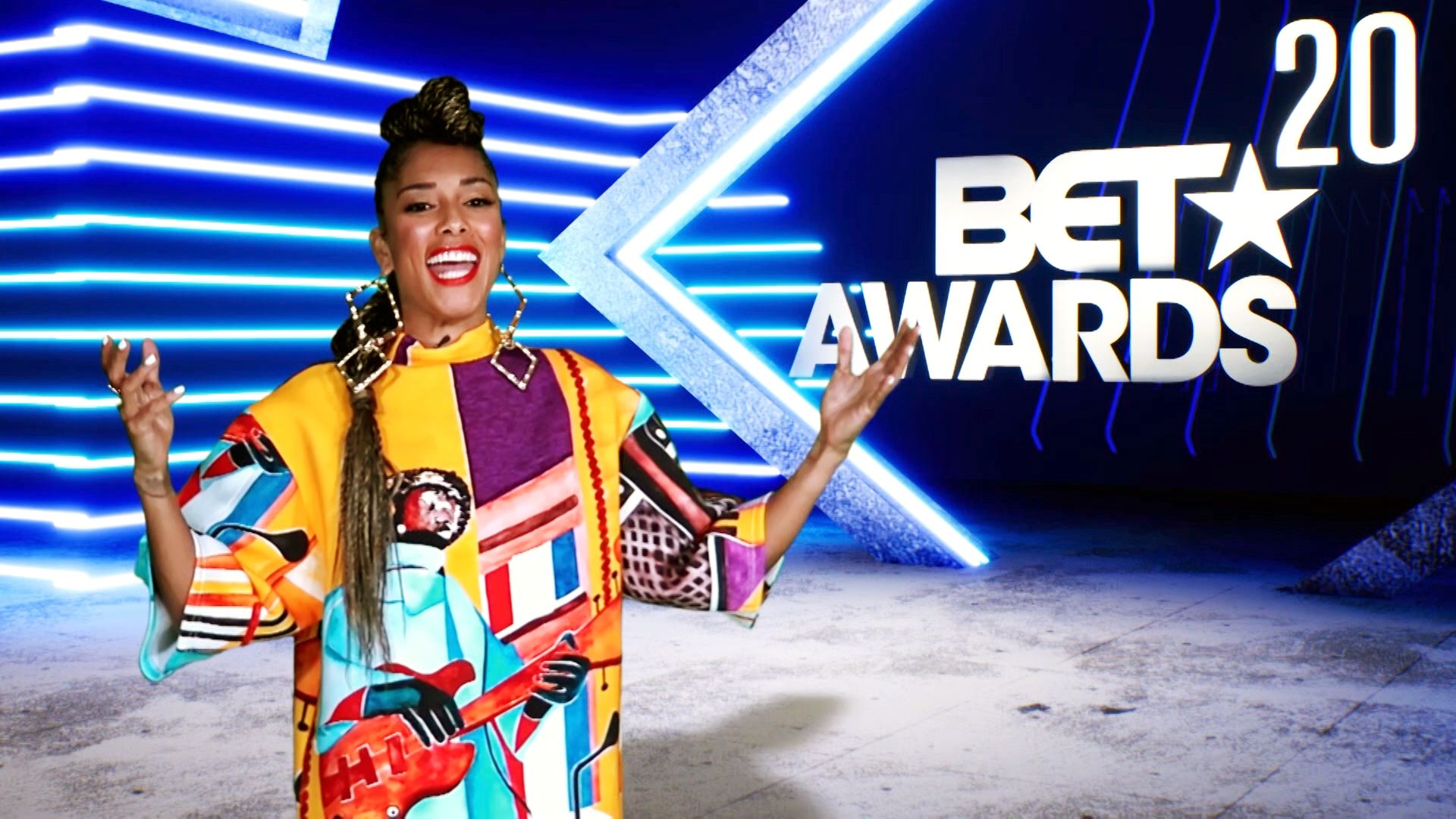 Host Amanda Seales rocked Image 3 from BET Awards 2020 DaBaby(01)