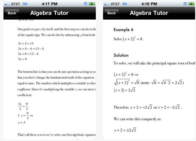 Algebra Tutor - Is - Image 3 from 8 Cool and Educational iOS 7 Apps for ...