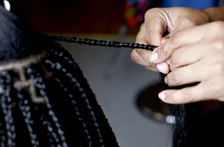 African Hair Braider Takes Texas to Federal Court - Dallas entrepreneur Isis Brantley is a well known hair braiding expert who plans to file a lawsuit against the state of Texas for telling her she must complete barber school in order to be certified to teach hair braiding for a living.&nbsp;(Photo: Matt Stamey/Staff photographer/Gainesville Sun /Landov)