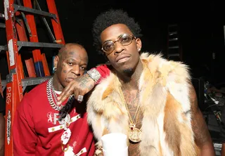 Baby and Rich Homie Quan  - Baby and Rich Homie Quan repping two generations of hip hop.    (Photo: Bennett Raglin/BET/Getty Images for BET)&nbsp;