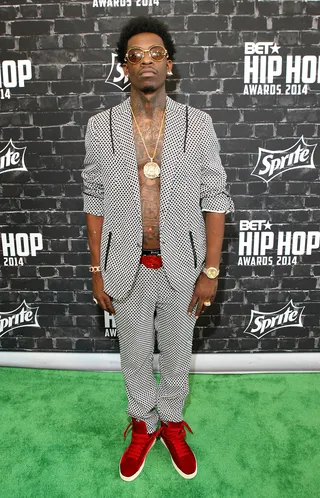 Rich Homie Quan's Suit Style  - Rich Homie Quan adds a unique spin on rocking a suit.  (Photo: Bennett Raglin/BET/Getty Images for BET)&nbsp;