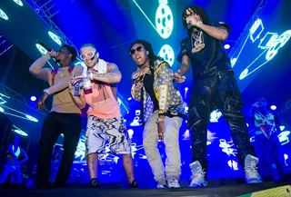 SXSW Doritos Bold Stage - Who do you know that lands a spot on the SXSW lineup right out of the gate? Migos of course! The group took over the Doritos Bold Stage at the festival along with Houston-based rapper Riff Raff.   (Photo: ASHLEY LANDIS/epa/Corbis)