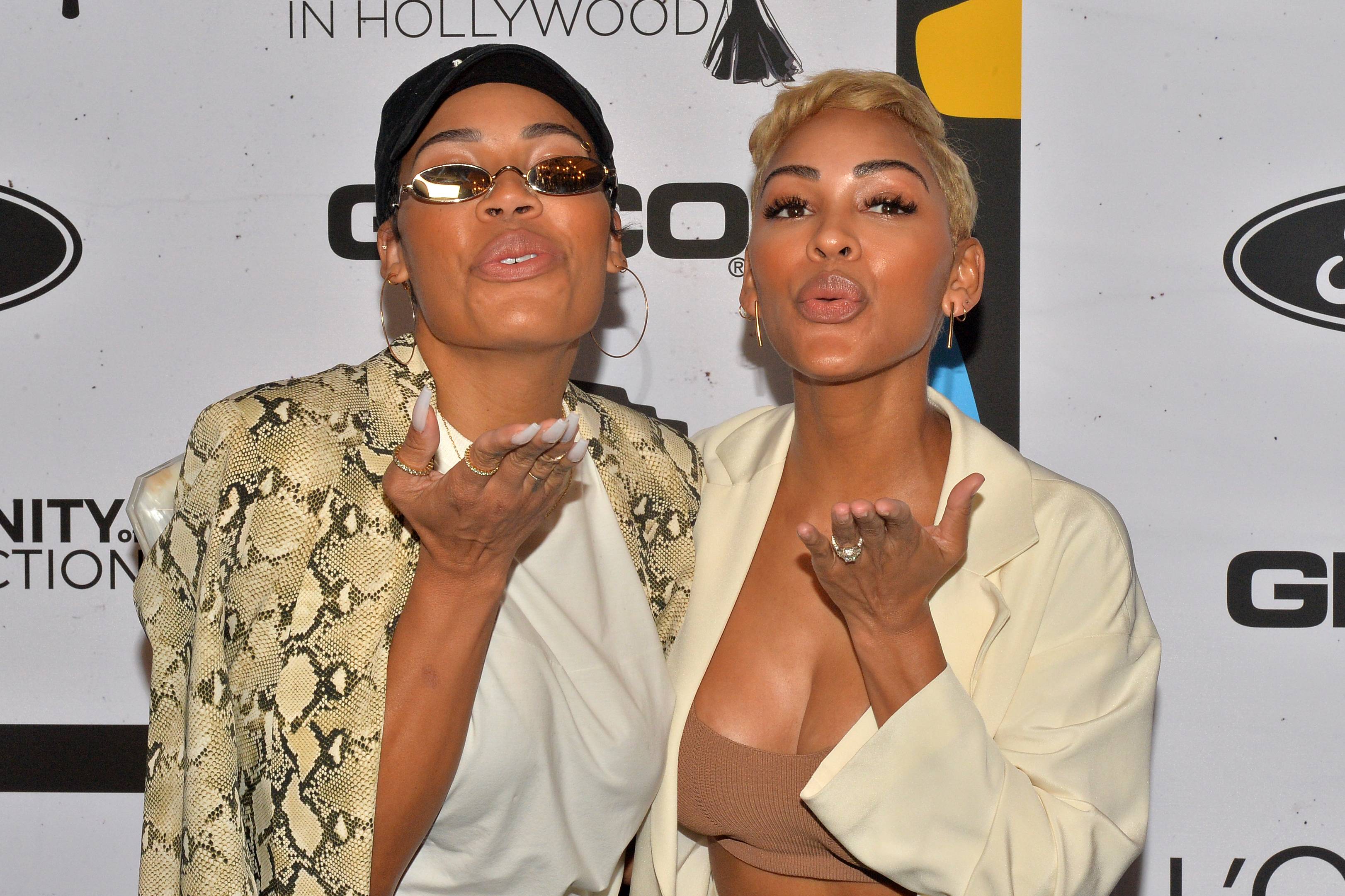 BEVERLY HILLS, CALIFORNIA - FEBRUARY 21: La'Miya Good and Meagan Good arrive at the 2019 Essence Black Women In Hollywood Awards at the Beverly Wilshire Four Seasons Hotel on February 21, 2019 in Beverly Hills, California. (Photo by Jerod Harris/FilmMagic)