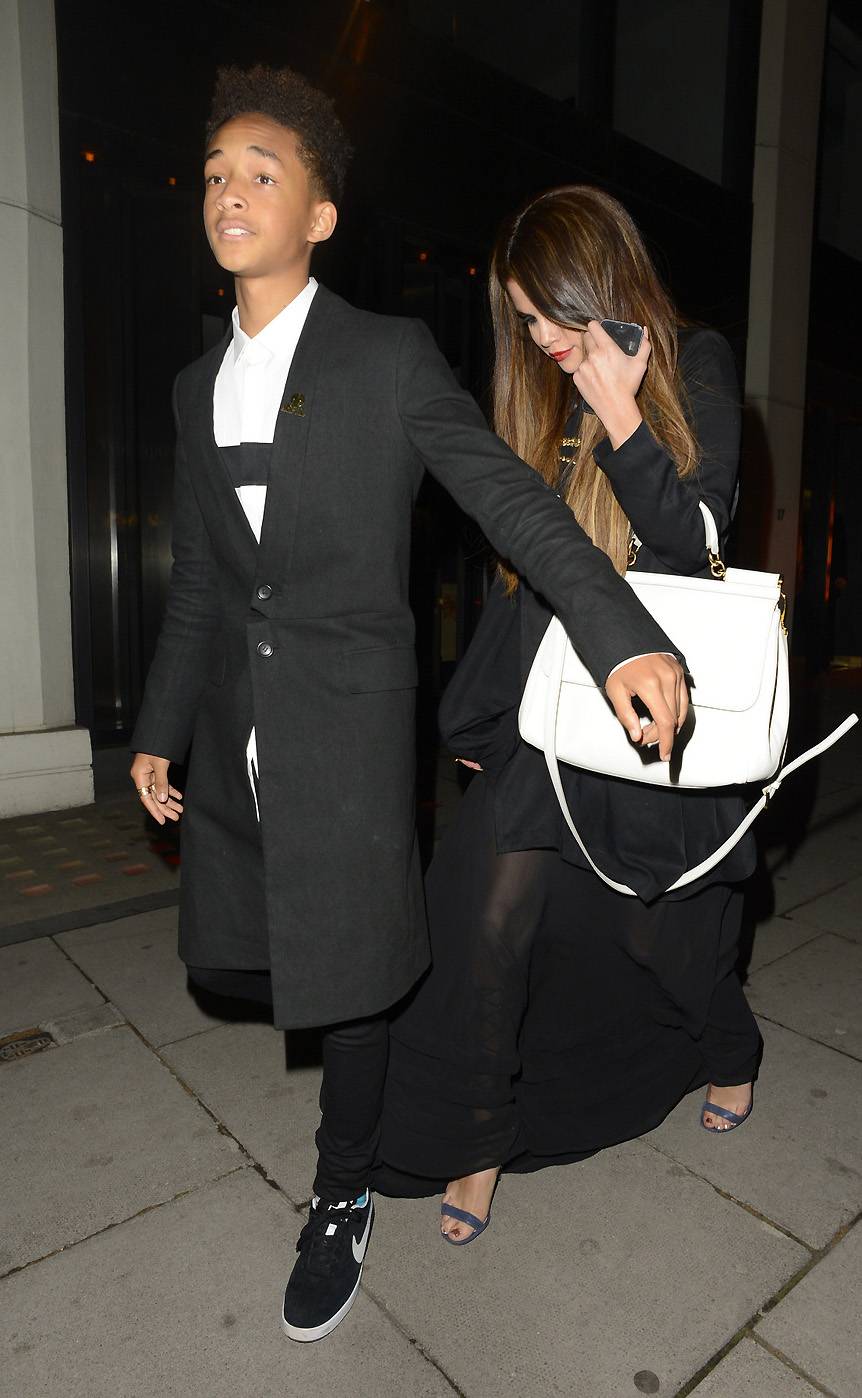 Jaden Smith Selena Gomez out and about london