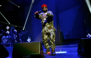 Big Boi’s Speakerboxxx - Big Boi showed up and delivered in before joining 3 Stacks for an OutKast reunion.   (Photo: Earl Gibson/BET/Getty Images for BET)