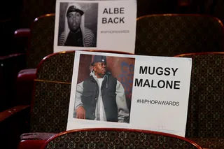 #AlBeMalone - Mugsy Malone ain't alone in the seat lane/He can say what up to Albe Back/Unless of course their seats change(Photo: Bennett Raglin/Getty Images)