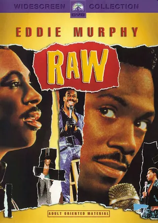 Eddie Murphy: Raw - As raw as it gets for 90 minutes Eddie Murphy makes jokes about women and sex. He also includes several sketches. (Photo: Paramount Pictures)