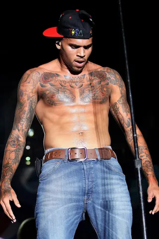 Chris Brown (@chrisbrown) \r - TWEET: “So excited for tour!!! First tour in the us in 3 years!!!!” \r\rBreezy gets geeked about his upcoming tour. \r\r(Photo: Raymond Boyd/Michael Ochs Archives/Getty Images)